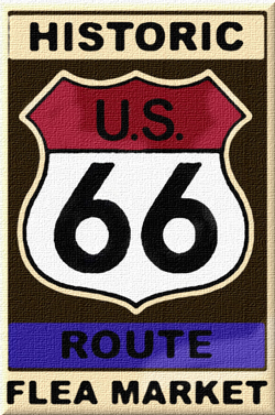 Historic Route 66 Flea Market and Cafe logo